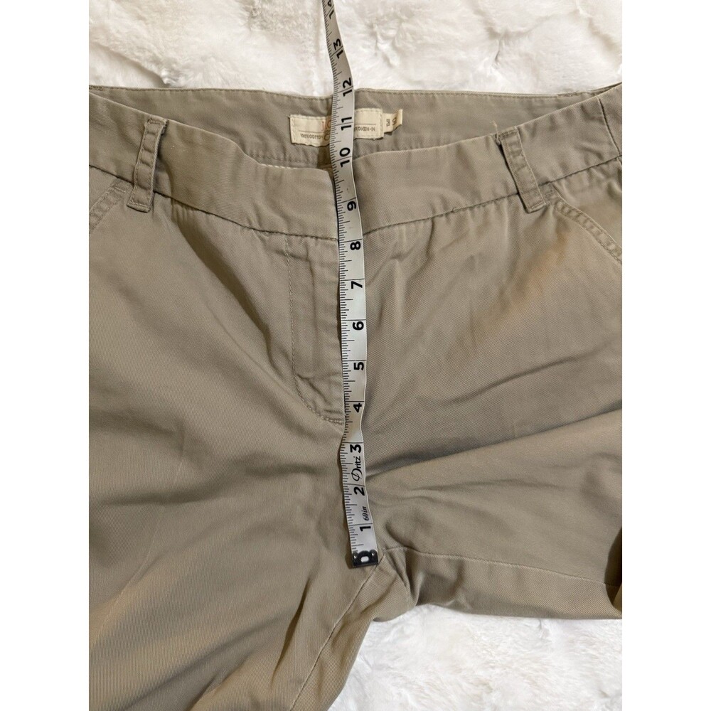 J. Crew Pants Womens 10 Tall Khaki Trousers Favorite Fit Business Career Work - Picture 3 of 6
